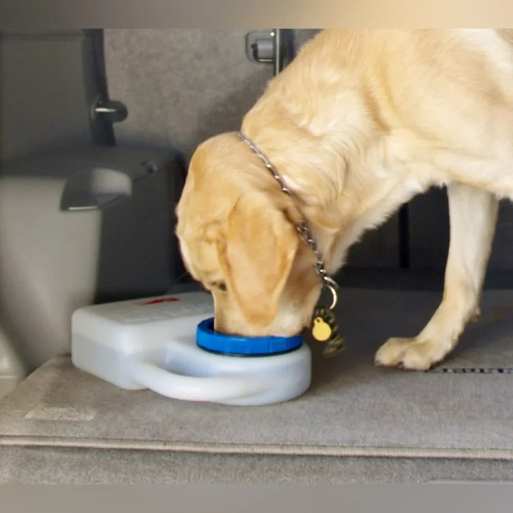 WATERBOY Travel Water Bowl for Pets Dog Cat NON-SPILL SPILL PROOF for Car